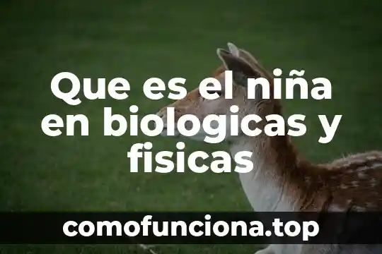 Que significa soñar que una niña que es mi hija 3 Que es el niña en biologicas y fisicas
