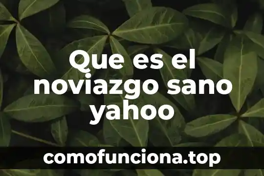 Que es una tesis laureada yahoo 3 Que es el noviazgo sano yahoo