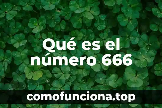 Qué es el número pí 3 Qué es el número 666