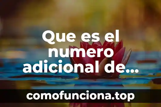 Que es costo adicional 4 Que es el numero adicional de melate