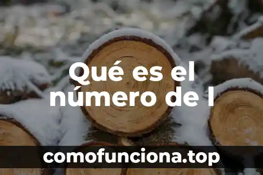 Qué es el número pí 4 Qué es el número de l