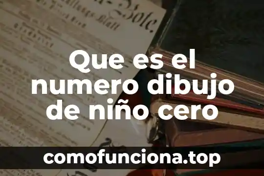 Qué es el número pí 6 Que es el numero dibujo de niño cero