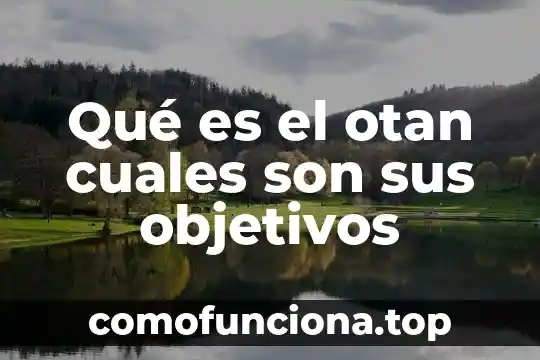 Que es un color frio y cuales son 7 Qué es el otan cuales son sus objetivos