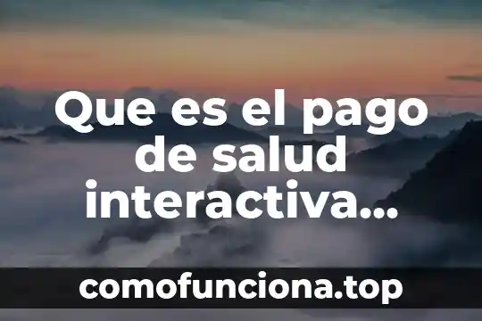 Que es la merca interactiva 4 Que es el pago de salud interactiva telmex