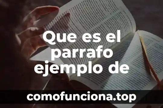 Que es el control biologico ejemplo nombres 6 Que es el parrafo ejemplo de