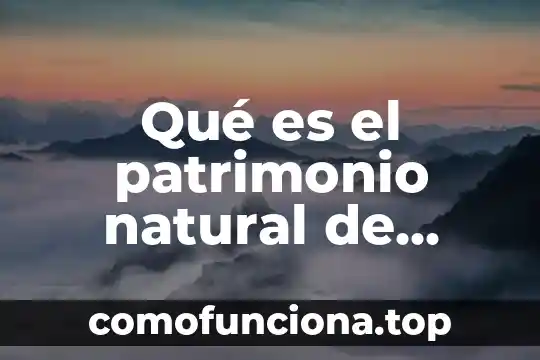 Qué es lo que conforma la cultura 4 Qué es el patrimonio natural de Chiapas