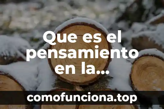 Que es la comunicacion español 8 Que es el pensamiento en la comunicacion