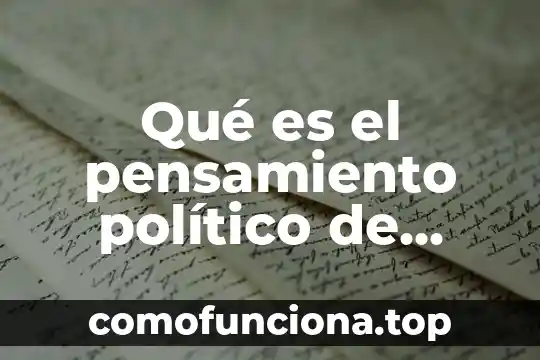 Que es un modelo politico 6 Qué es el pensamiento político de Rousseau
