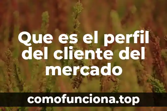Que es la libertad de empresa y libre mercado 5 Que es el perfil del cliente del mercado
