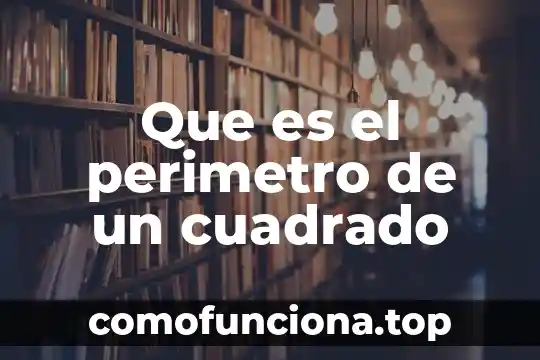 Ejemplo que es perimetro en una figura 8 Que es el perimetro de un cuadrado