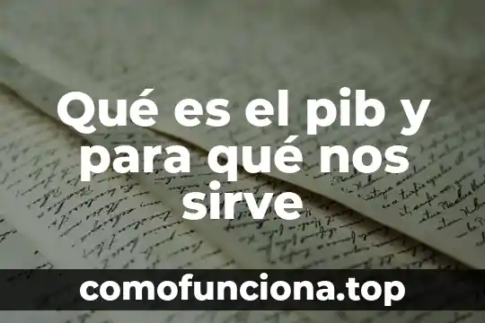 Que es la libertad que nos garantiza la ley 6 Qué es el pib y para qué nos sirve