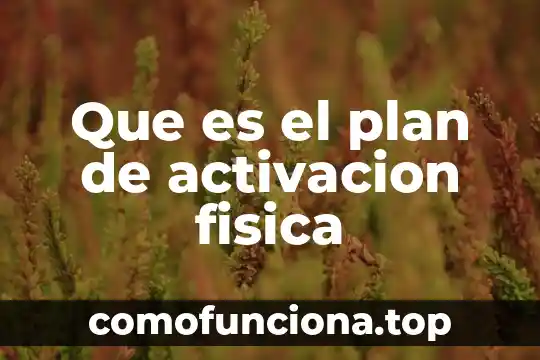 Que es metodo cientifico historia 5 Que es el plan de activacion fisica