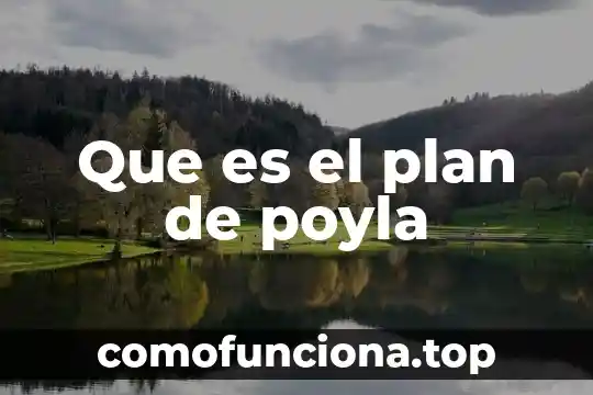Que es plan de trabajo de auditoria 3 Que es el plan de poyla