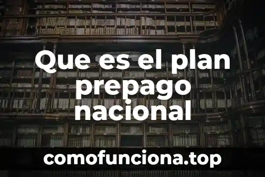 Que es una practica predominante nacional 7 Que es el plan prepago nacional
