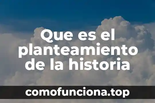 Marc Auge que es historia 6 Que es el planteamiento de la historia