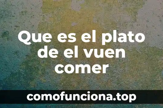 Que es el plato del buen comer concepto 5 Que es el plato de el vuen comer