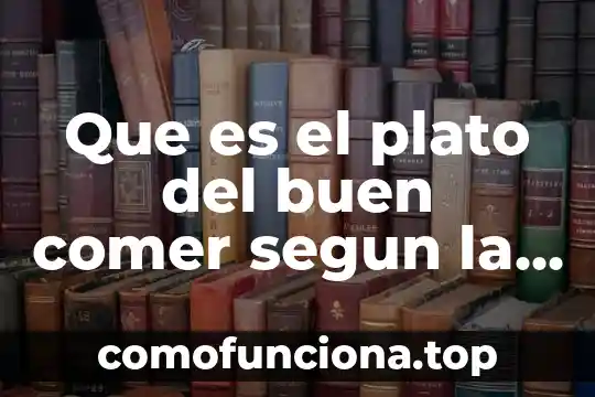 Que es el plato del buen comer concepto 6 Que es el plato del buen comer segun la oms