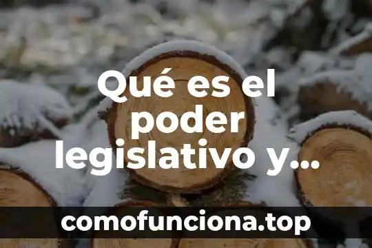 Que es la potabilizacion del agua donde se realiza 4 Qué es el poder legislativo y donde se aplica