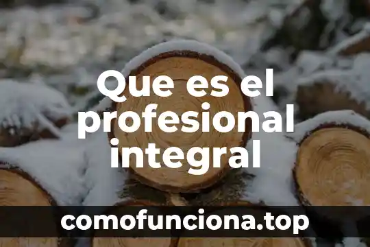 Que es ser siervo de dios 8 Que es el profesional integral