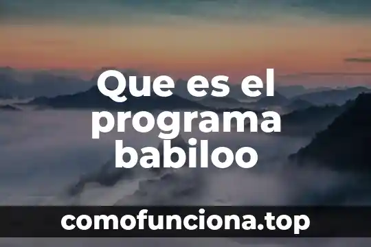 Que es un programa crakeado 4 Que es el programa babiloo