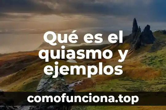 Que es la conciencia ejemplos 3 Qué es el quiasmo y ejemplos