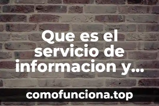 Qué es un software educativo de consulta 6 Que es el servicio de informacion y consulta