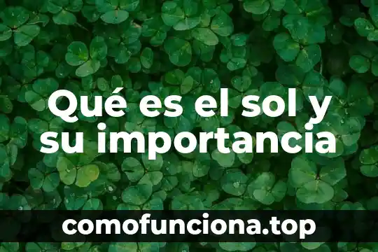 Qué es el mallado en SOL 6 Qué es el sol y su importancia