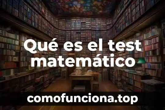 Qué es un movimiento en una cuenta 3 Qué es el test matemático