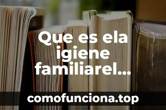 Qué es un punto de vista de planta 8 Que es ela igiene familiarel punto de vista cientifico