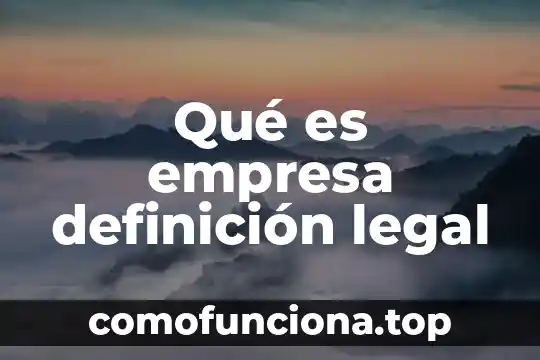 Que es mas importante el representante legal o el contralor 8 Qué es empresa definición legal