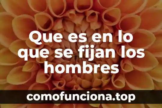 Que es arte y consonante 6 Que es en lo que se fijan los hombres