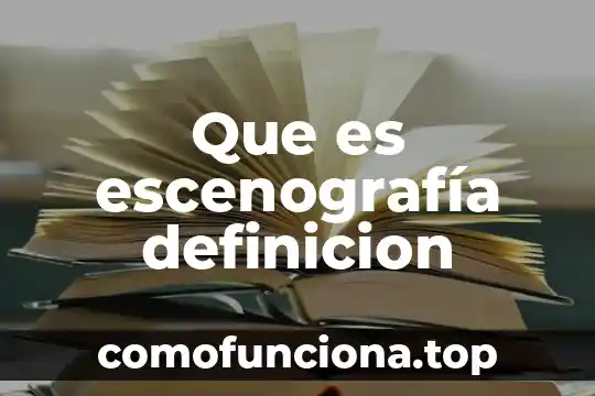 Qué es obsceno definición 6 Que es escenografía definicion
