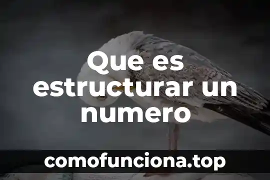 Qué es número de masa de un elemento atómico 4 Que es estructurar un numero