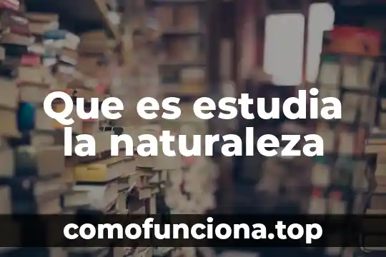 Qué es y qué estudia la estadística 8 Que es estudia la naturaleza