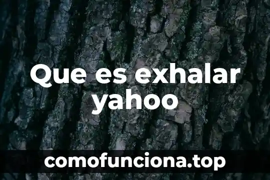 Que es una leyenda local yahoo 8 Que es exhalar yahoo
