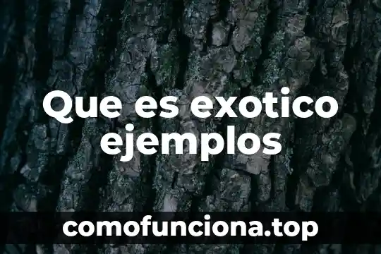 Qué es antítesis y ejemplos en ensayo 8 Que es exotico ejemplos