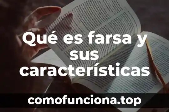 Que es un mito griego y sus caracteristicas 8 Qué es farsa y sus características