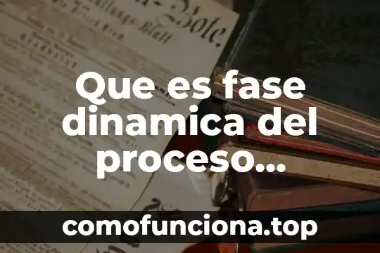 Que es el proceso de pensamiento flexible 8 Que es fase dinamica del proceso administrativo
