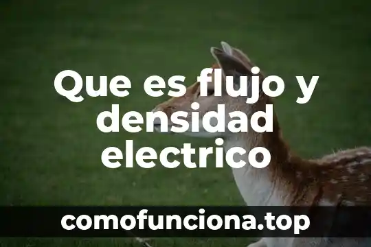 Que es color en arquitectura 4 Que es flujo y densidad electrico