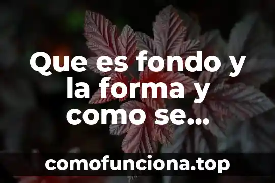 Qué es una señal analógica y su forma de dibujarla 7 Que es fondo y la forma y como se identifica