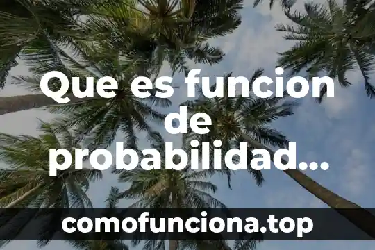 Que es el principio multiplicativo en probabilidad y estadistica 5 Que es funcion de probabilidad de una variable aleatoria