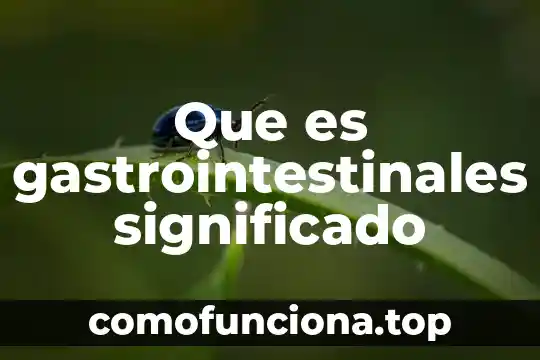 Que es el significado de australopithecus 4 Que es gastrointestinales significado