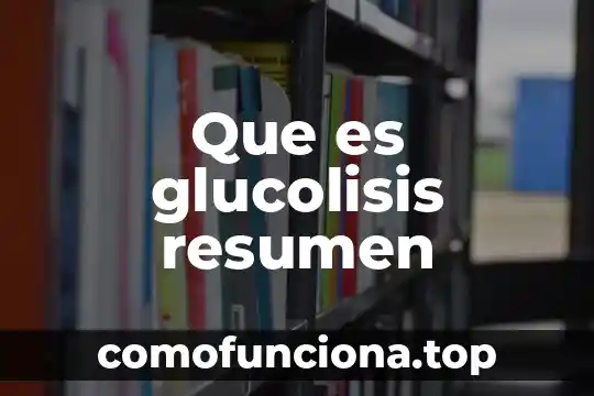 Qué es un resumen ejepols 7 Que es glucolisis resumen