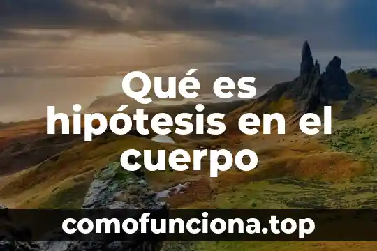 Que es un numero balistico 8 Qué es hipótesis en el cuerpo