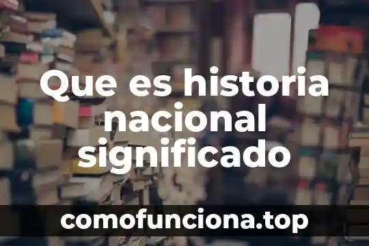 Que es presagio en historia 7 Que es historia nacional significado