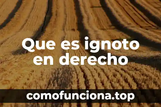 Que es vicio oculto en derecho 3 Que es ignoto en derecho