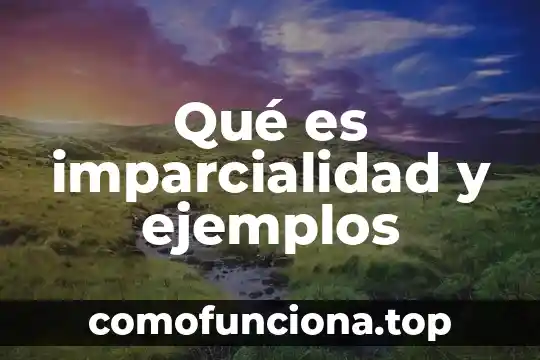 Que es biometria y sus ejemplos 4 Qué es imparcialidad y ejemplos