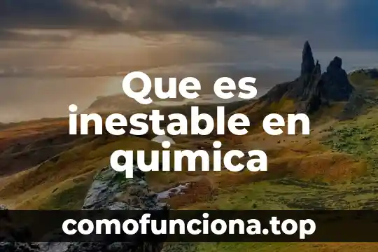 Que es la planta ala de angel 4 Que es inestable en quimica