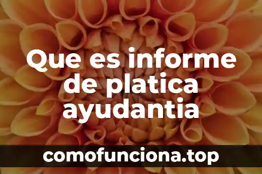 Que es informe cualitativo y cuantitativo 7 Que es informe de platica ayudantia