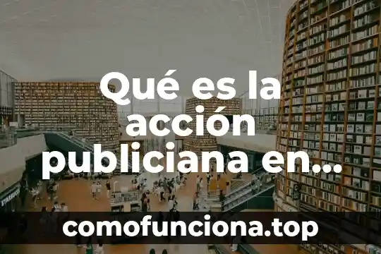 Que es ser gil en chile 7 Qué es la acción publiciana en Chile